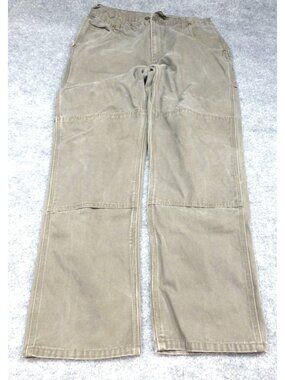 Lakin & Mickey Mens Grey Workwear Pants 36x34 100% Cotton Durable Casual Style